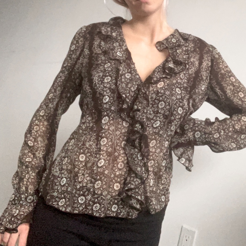 Nine West Silk Blouse